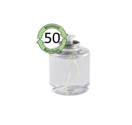Olielys m/ høj flamme, 50t, Ø6,05x7,3cm, N-Paraffin, PJ Nordic, (36 stk.)