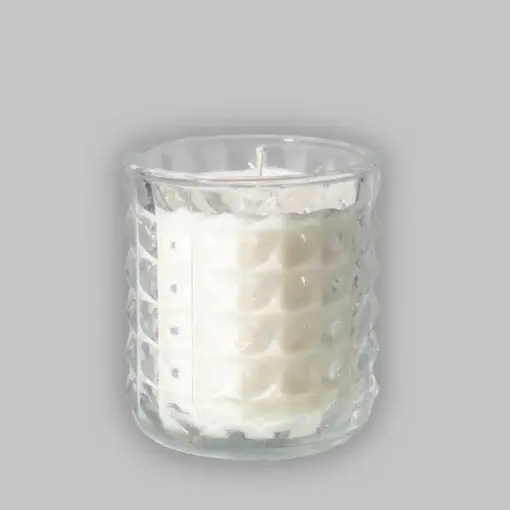 Stort glaslys, 50t, Whisky, Ø8x8,6cm, PJ Nordic, (24 stk.)