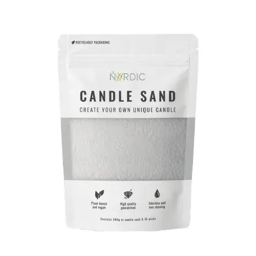 Sandlys inkl. 15 væger, 500g, hvid, PJ Nordic, (12 stk.)