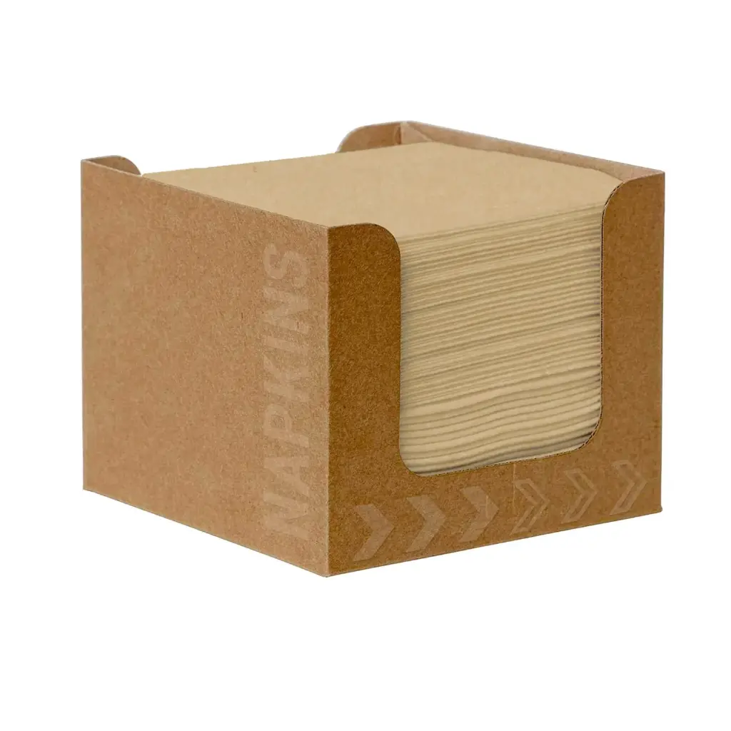 Serviet, Bio Dunisoft® 20x20cm, brun, (1200 stk.)