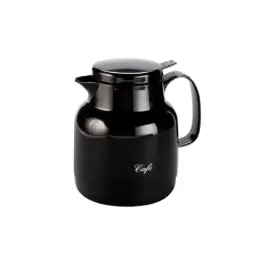 Termokande til kaffe, 1L, sort, Helios, (1 stk.)