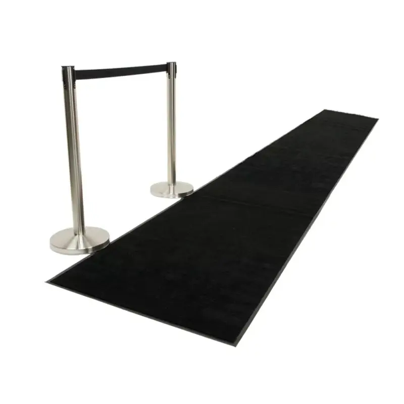Skridsikker måtte/løber, Securit®, 400x90 cm, sort, (1 stk.)