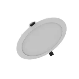 LEDVANCE Downlight Slim Alu 19W 1900lm Ø205 mm – Multi Select 830/840 – Hvid (10 stk.)