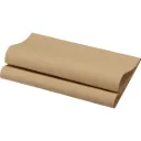 Middagsserviet, 40x40cm, 1/4fold, Naturel Brown, Duni, Dunisoft, (360 stk.)