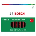 AAA-batteri (LR03), Bosch Super Alkaline, 10-pak, (1 stk.)