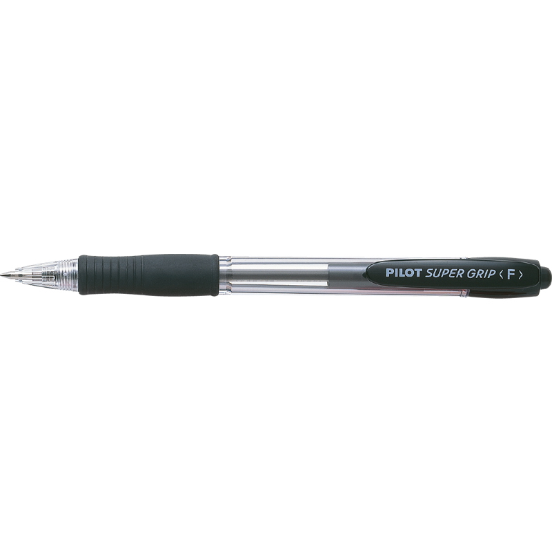 Kuglepen, Pilot Super grip G, F, 0,5MM sort