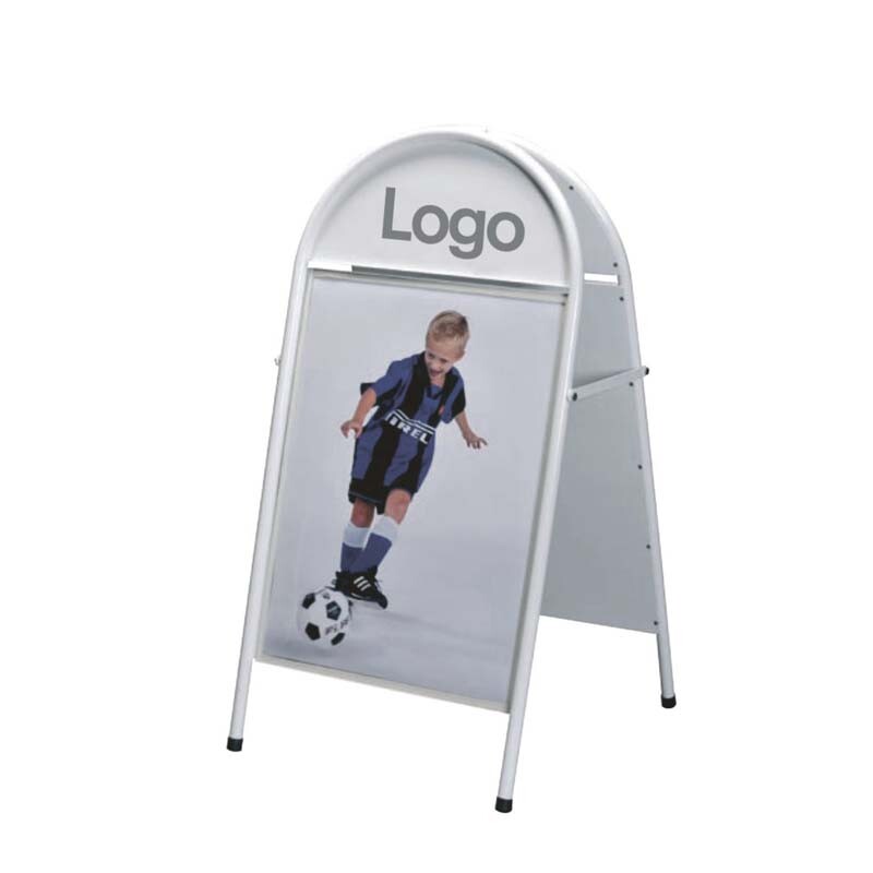 Gadeskilt, Twinco, Twin Light 620x1310x80mm, hvid