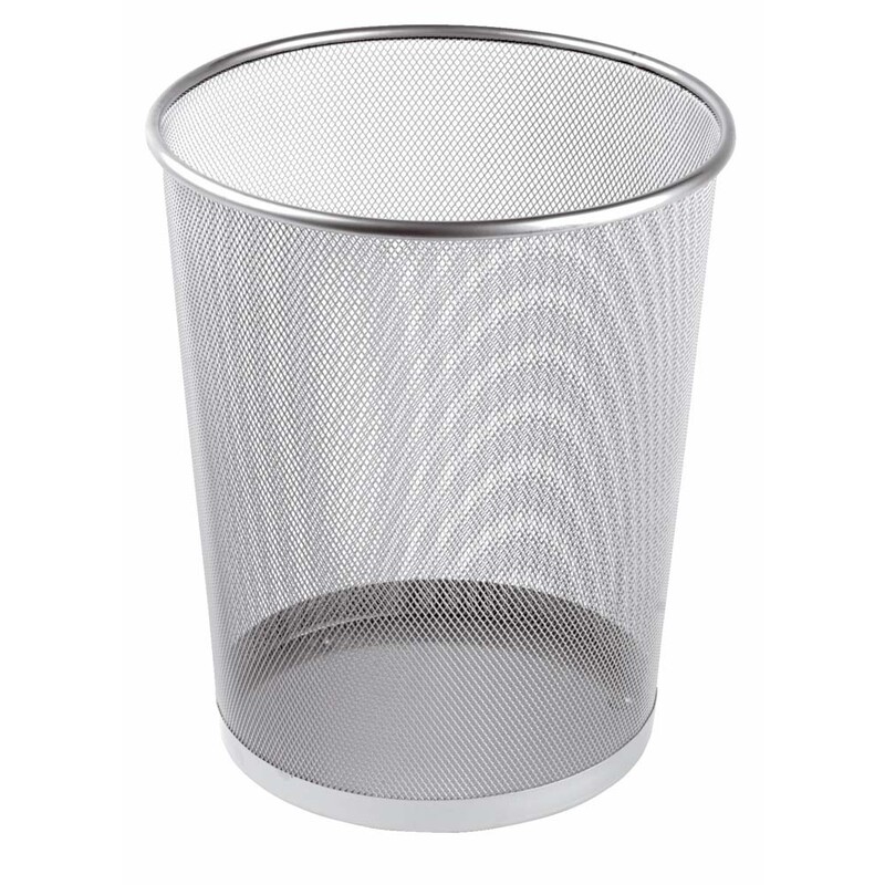 Papirkurv, BNT Bnt/Officex335mm 18L Tråd Metal, metallic
