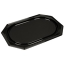 Serveringsfad, 54x36x3cm, sort, RPET, stor, (10 stk.)