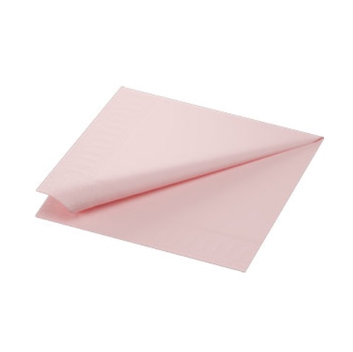Middagsserviet, 3-lags, 40x40cm, Mellow Rose, Duni, (1000 stk.)