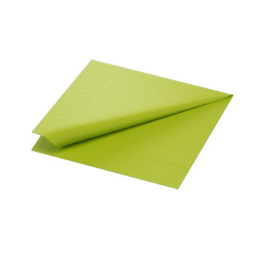 Middagsserviet, 3-lags, 40x40cm, Kiwi, Duni, (1000 stk.)