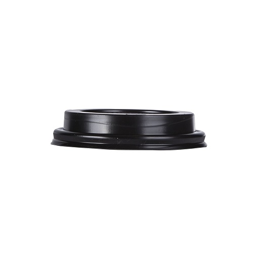 [10032] Låg til 8-11oz papkrus, sort, Ø80mm, PS, (1000 stk.)