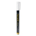 Kridtmarker med rund spids: 1-2 mm skrivebredde, Securit, Original, flydende kridt, flere farver, (1 stk.) (Hvid)