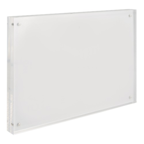 Displayramme i kraftig akryl og med magnetisk lukning, Securit, A5, akryl, klar, (1 stk.)
