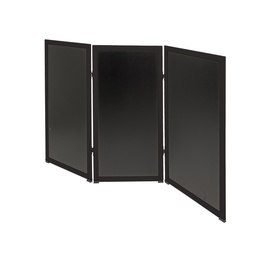 Multiboard modul-system / afskærmning til kridtmarkere (uden fod), Securit, 114,5x60 cm, PP/metal, sort (1. stk.)