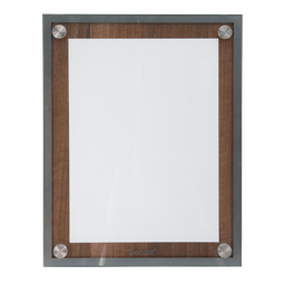 Informationsdisplay, A4, valnød, Securit CLASS STAR, (1 stk.)