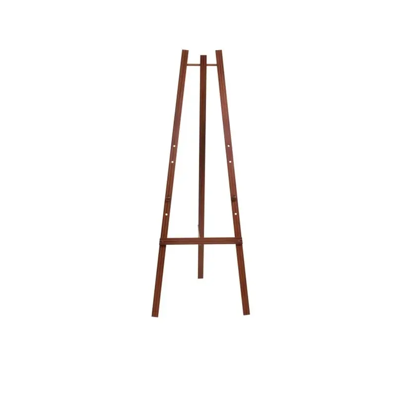 Staffeli til kridtmarker, vægskilte (40+ cm) med fire justerbare positioner, Securit, 165x60x63 cm, fyrretræ, mahogni, (1 stk.)