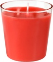 Fyrfadslys i glas, 65x65mm, Switch & Shine Refill, rød, Duni, (12 stk.)