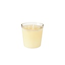 Fyrfadslys i glas, 65x65mm, Switch & Shine Refill, creme, Duni, (12 stk.)