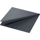 Frokostserviet, 3-lags, 33x33cm, sort, Duni, (1000 stk.)