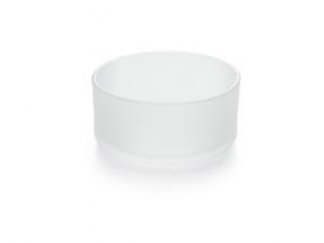 Lysestage, Flake, 4xØ8,3 "Frosted", Duni, (4 stk.)