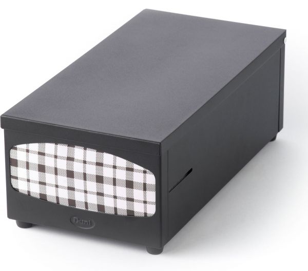 Servietdispenser, metal, 33x33 sort, Duni, (1 stk.)