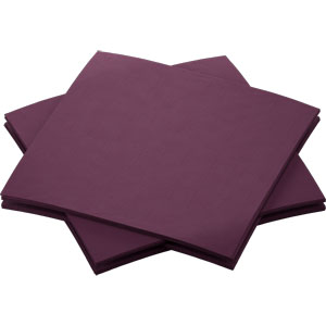 Serviet, bio, Dunisoft, 20x20cm, blomme, Duni, (2880 stk.)